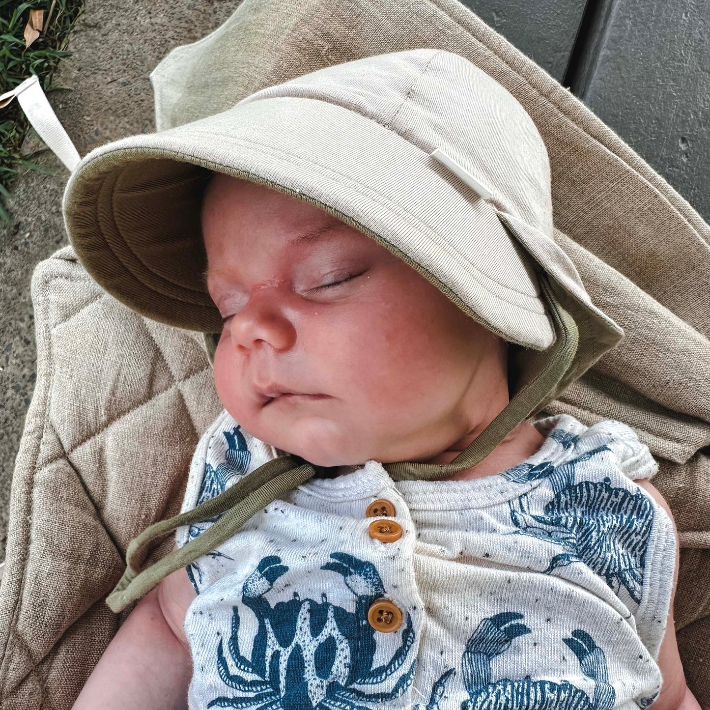 Baby & toddler Reversible legionnaire sun hat