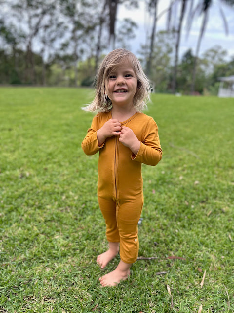UV Protective sunsuit - Honey Gold