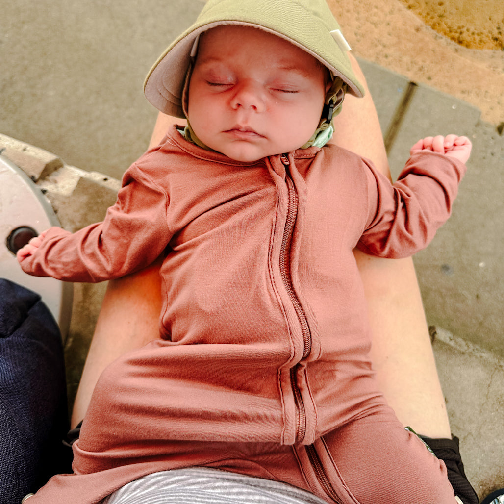 UV Protective sunsuit - Dusty Rose