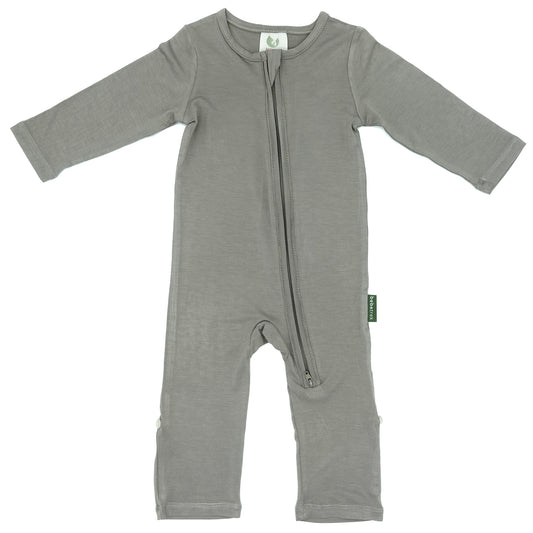 UV baby sunsuit in earth grey