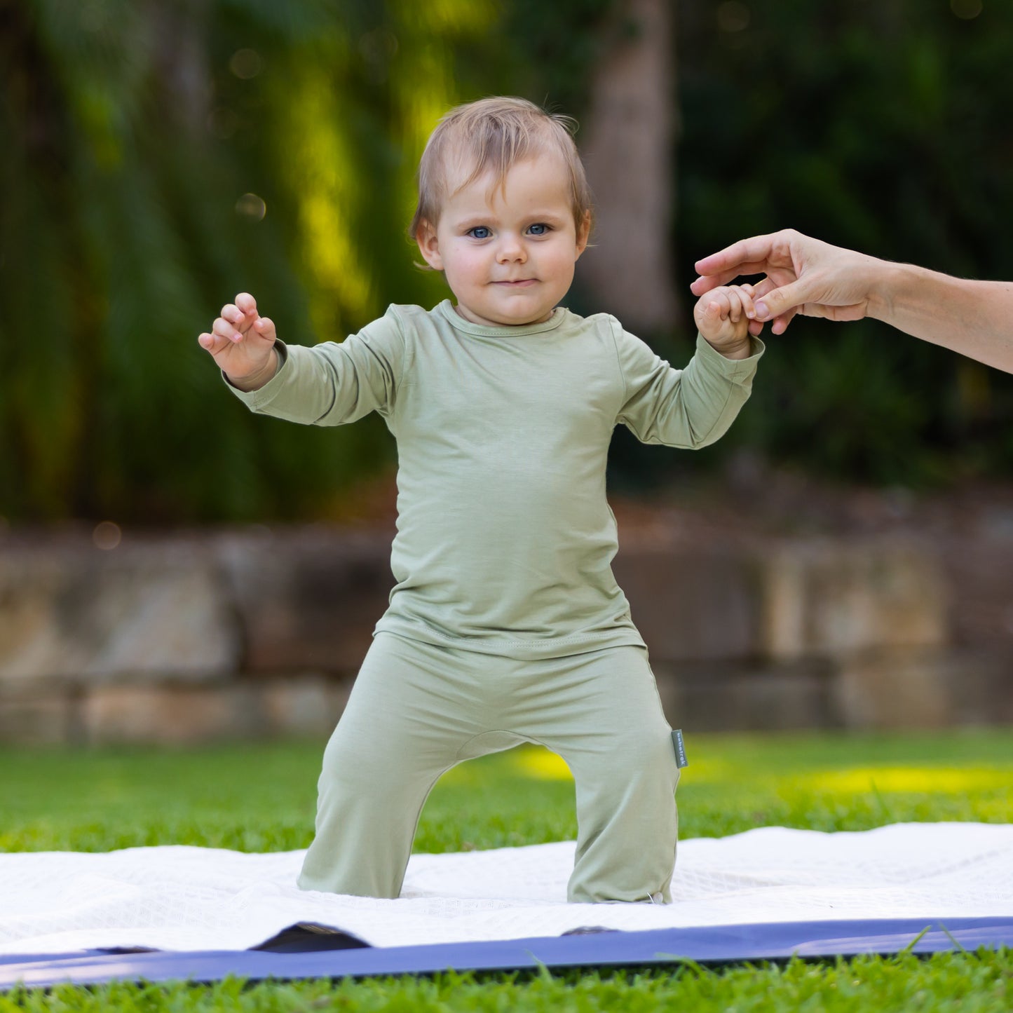 UV Protective sunsuit (T-Suit) - Eucalypt Green