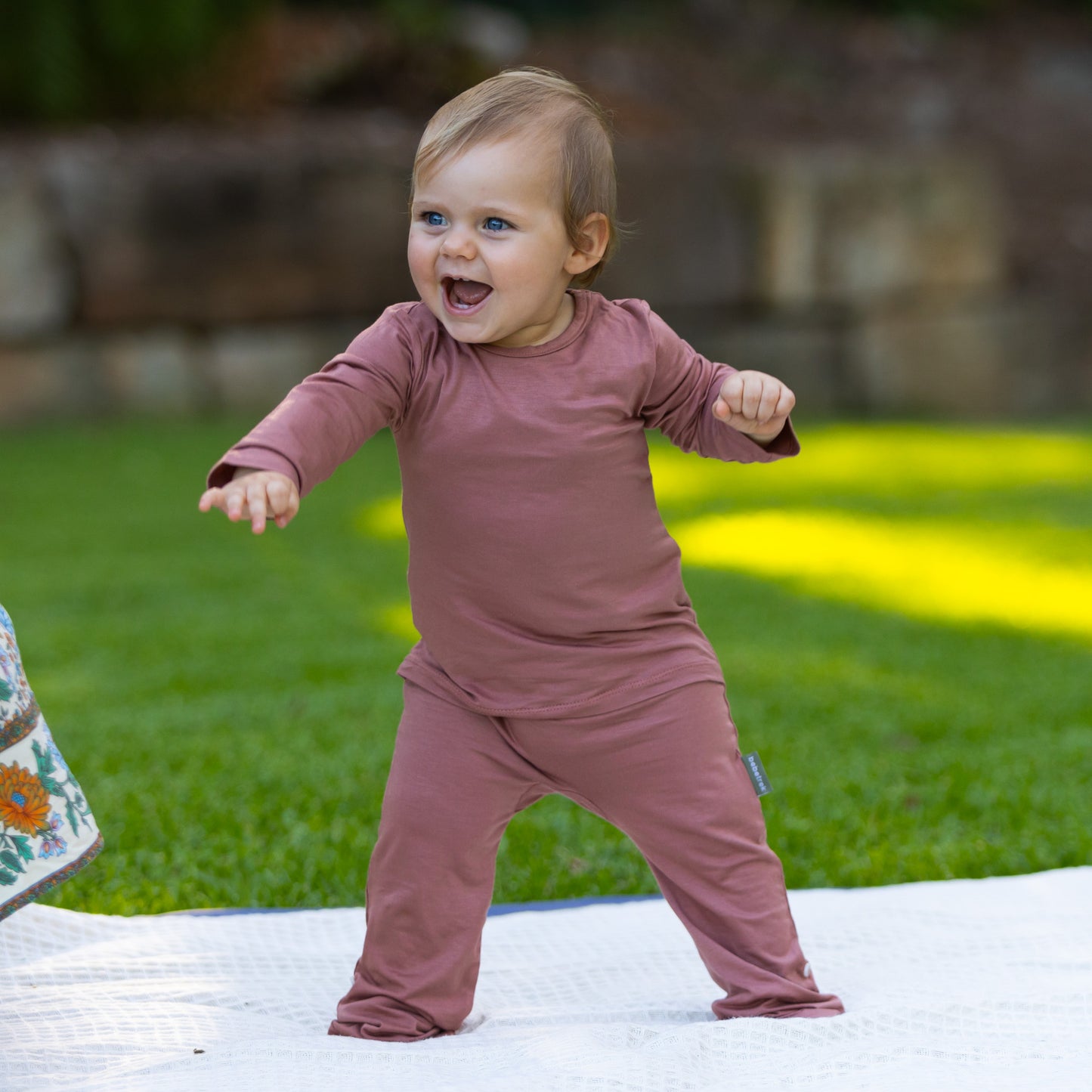 UV Protective sunsuit (T-Suit) - Dusty Rose