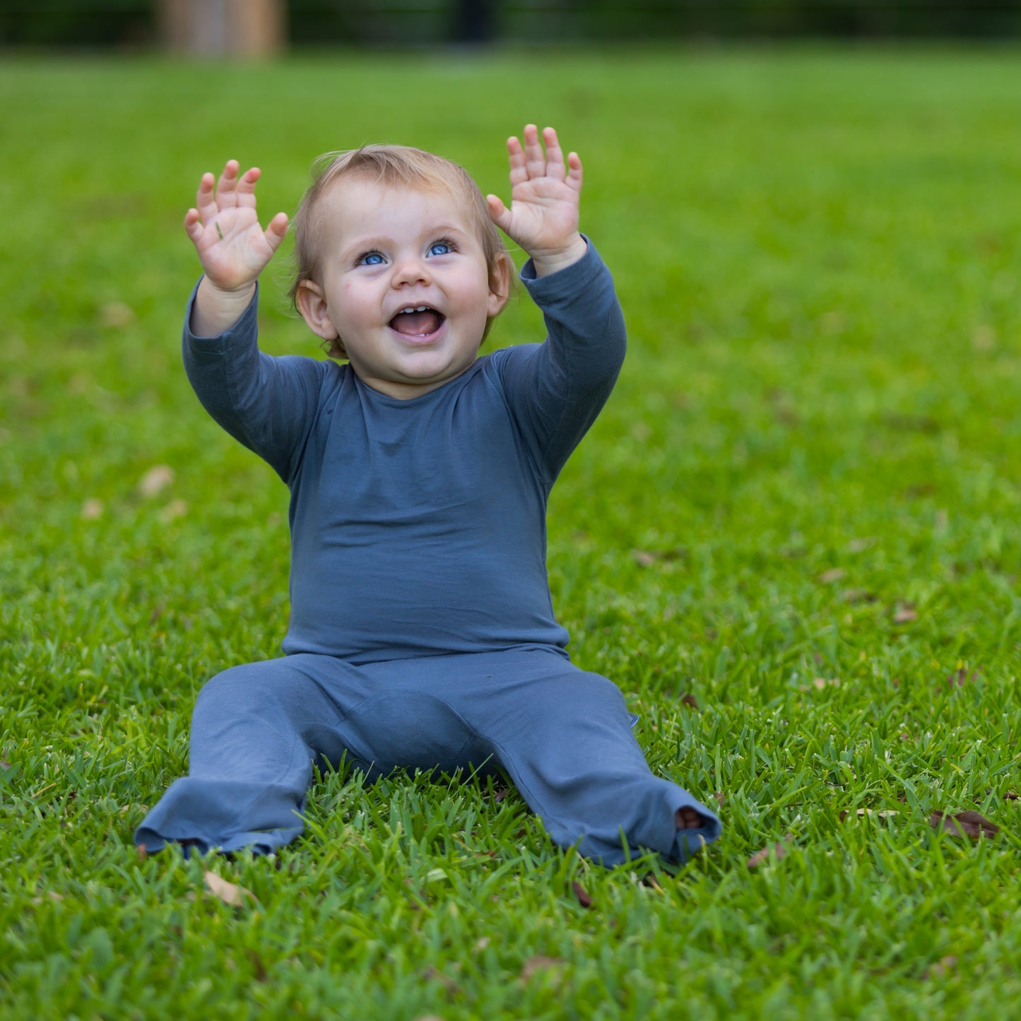 UV Protective sunsuit (T-Suit) - Basalt Blue