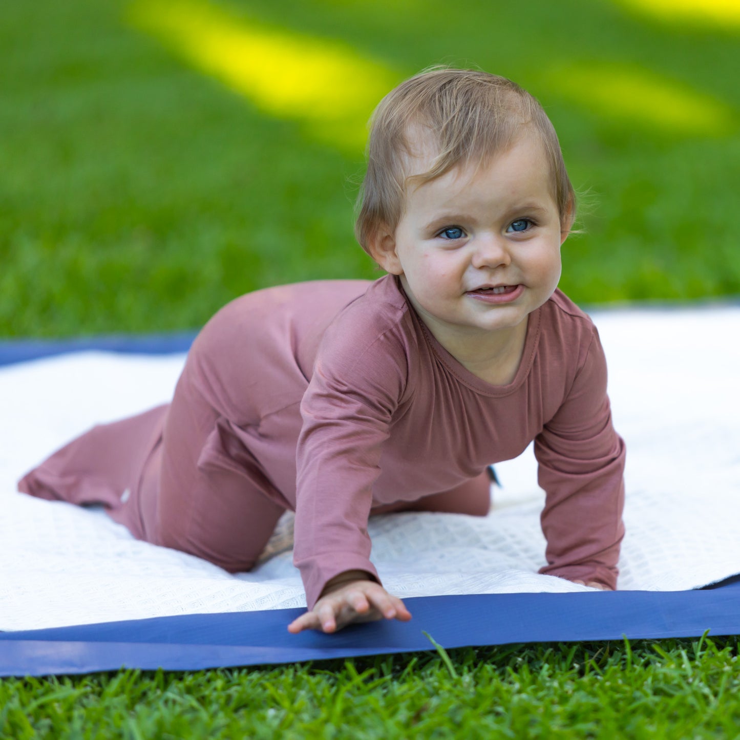 UV Protective sunsuit (T-Suit) - Dusty Rose