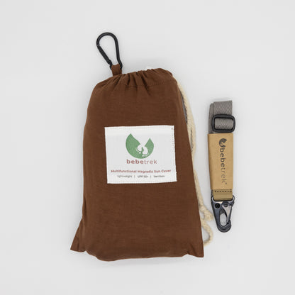 Multifunctional Magnetic Sun Cover - Chocolate Brown