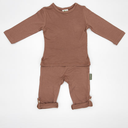 UV Protective sunsuit (T-Suit) - Dusty Rose