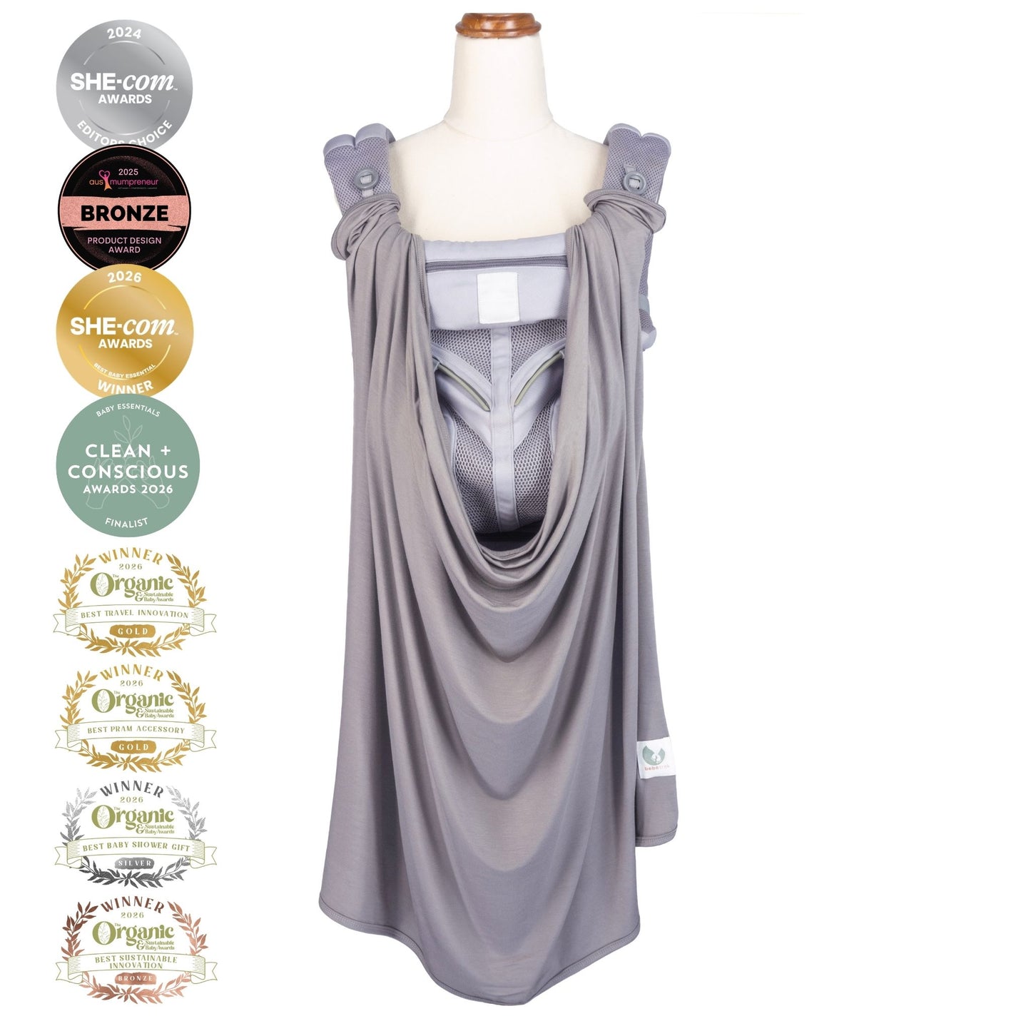 Multifunctional Magnetic Sun Cover - Earth Grey
