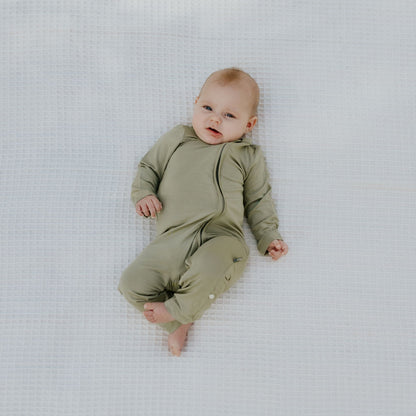 UV Protective sunsuit (Zipsuit) - Eucalypt Green