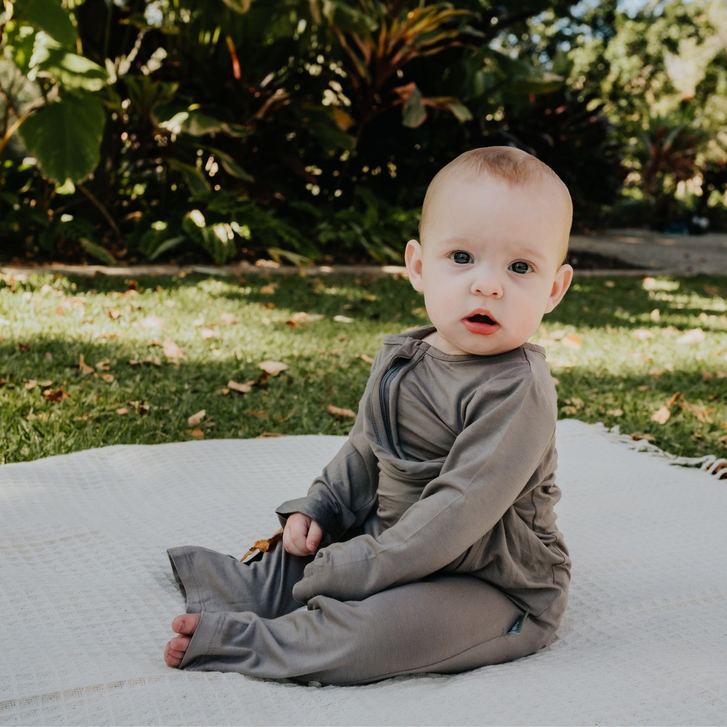 UV Protective sunsuit - Earth Grey