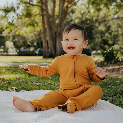 UV Protective sunsuit (Zipsuit) - Honey Gold