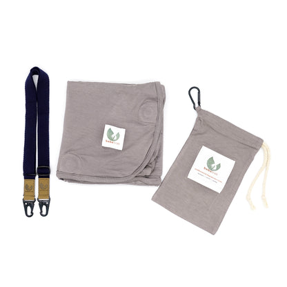 The Multifunctional magentic sun cover comes with the UPF 50+ sun cover, adjustable strap and carry bag with a carabiner