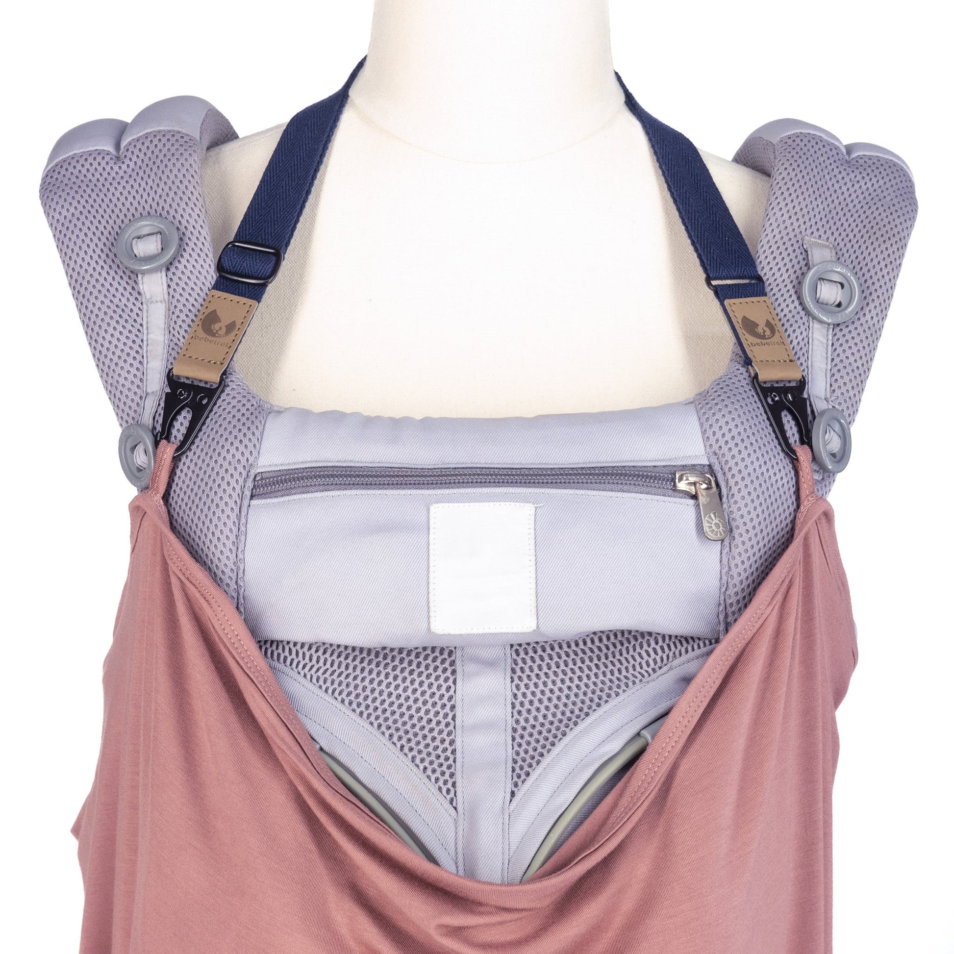The Multifunctional magnetic sun cover can be worn with the adjustable straps