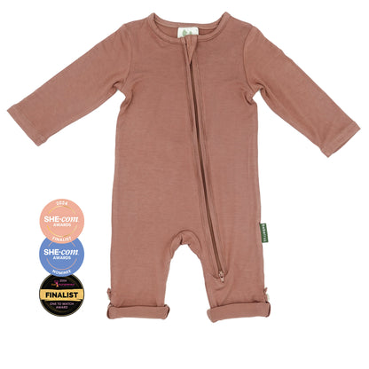 UV Protective sunsuit (Zipsuit)- Dusty Rose